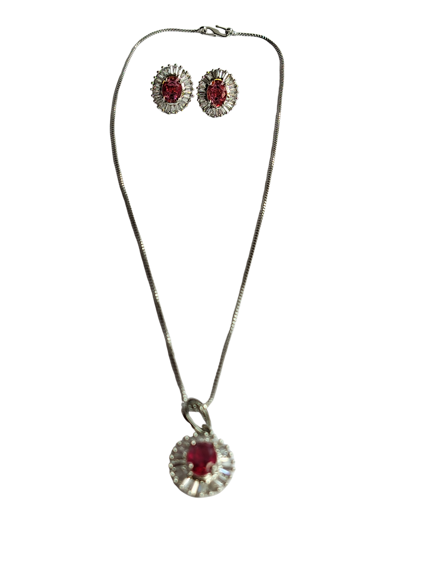 American Diamond Chain And Pendant